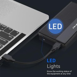 Obudowa/kieszeń Qoltec na dysk SSD HDD 2.5" | SATA | USB 3.0… | PartsPC.pl