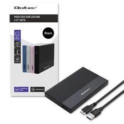 Obudowa/kieszeń Qoltec na dysk SSD HDD 2.5" | SATA | USB 3.0… | PartsPC.pl