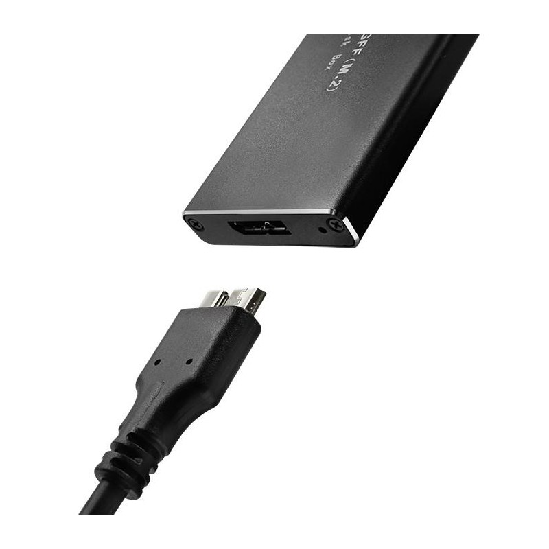 Obudowa/kieszeń Qoltec do dysków SSD M.2 SATA | NGFF | USB 3.0