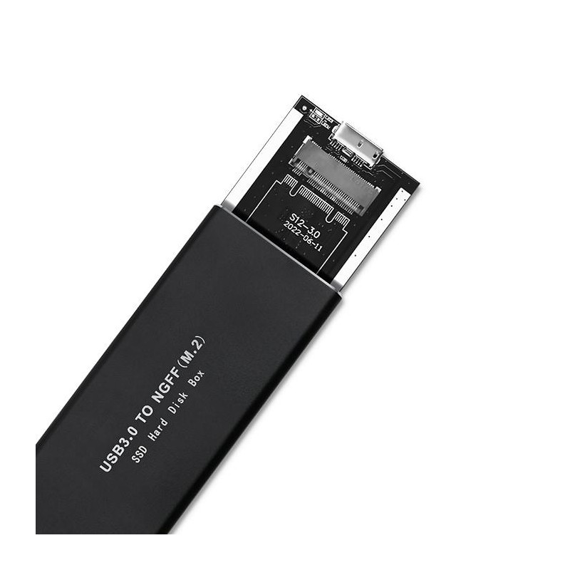 Obudowa/kieszeń Qoltec do dysków SSD M.2 SATA | NGFF | USB 3.0