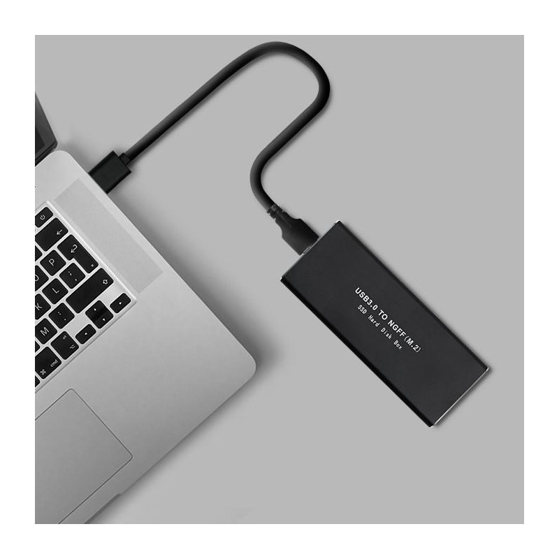 Obudowa/kieszeń Qoltec do dysków SSD M.2 SATA | NGFF | USB 3.0
