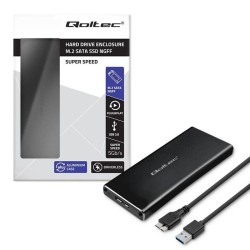 Obudowa/kieszeń Qoltec do dysków SSD M.2 SATA | NGFF | USB 3.0