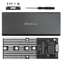 Obudowa/kieszeń Qoltec do dysków SSD M.2 SATA | NGFF | USB 3.0