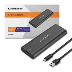 Obudowa/kieszeń Qoltec do dysków M.2 SATA SSD | NGFF | USB t… | PartsPC.pl