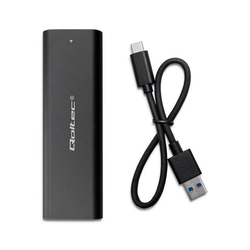 Obudowa/kieszeń Qoltec do dysków M.2 SATA SSD | NGFF | USB t… | PartsPC.pl