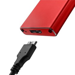 Obudowa/kieszeń Qoltec na dysk M.2 SSD | SATA | NGFF | USB 3… | PartsPC.pl