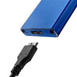 Obudowa/kieszeń Qoltec na dysk M.2 SSD | SATA | NGFF | USB 3… | PartsPC.pl