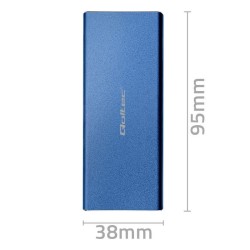 Obudowa/kieszeń Qoltec na dysk M.2 SSD | SATA | NGFF | USB 3… | PartsPC.pl