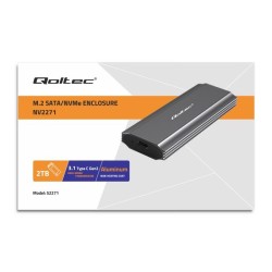 Obudowa/kieszeń Qoltec NV2271 na dysk M.2 SSD | SATA | NVMe … | PartsPC.pl