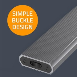 Obudowa/kieszeń Qoltec na dysk M.2 SSD | NVMe | PCIe | USB 3… | PartsPC.pl