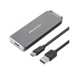 Obudowa/kieszeń Qoltec mini na dysk M.2 SSD | NVMe | PCIe | … | PartsPC.pl