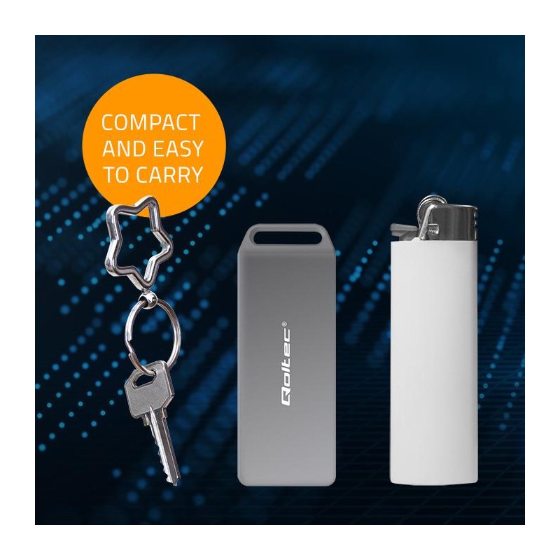 Obudowa/kieszeń Qoltec mini na dysk M.2 SSD | NVMe | PCIe | … | PartsPC.pl