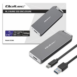 Obudowa/kieszeń Qoltec mini na dysk M.2 SSD | NVMe | PCIe | … | PartsPC.pl
