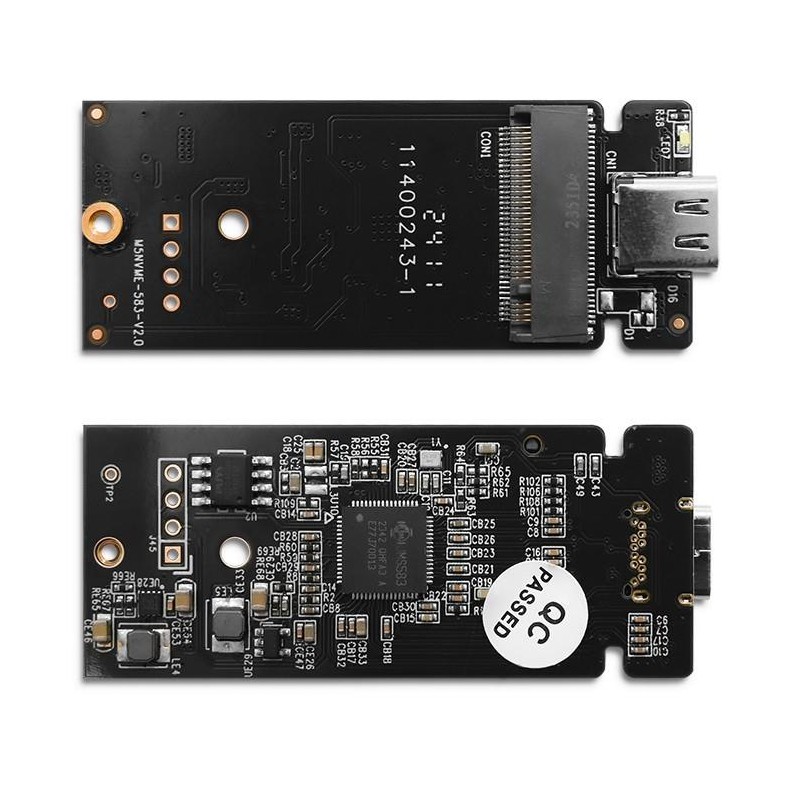 Obudowa/kieszeń Qoltec mini na dysk M.2 SSD | NVMe | PCIe | … | PartsPC.pl