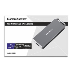 Obudowa/kieszeń Qoltec mini na dysk M.2 SSD | NVMe | PCIe | … | PartsPC.pl