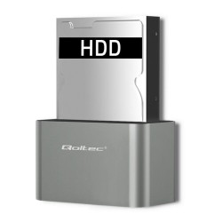 Stacja dokująca Qoltec dysków HDD/SSD | 2.5" / 3.5" SATA | U… | PartsPC.pl