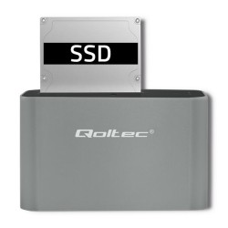 Stacja dokująca Qoltec dysków HDD/SSD | 2.5" / 3.5" SATA | U… | PartsPC.pl