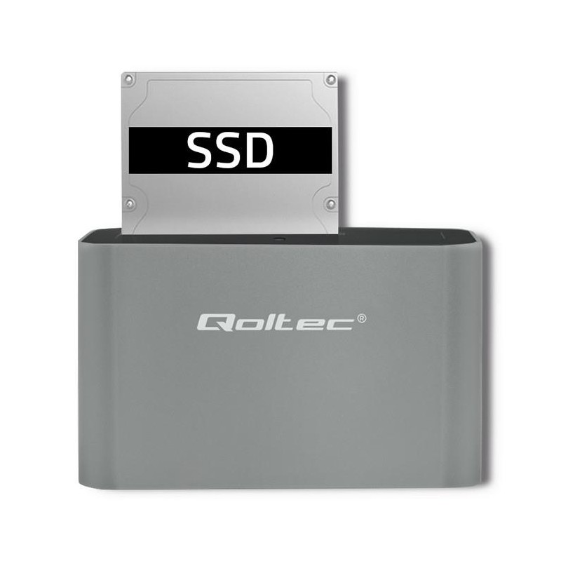 Stacja dokująca Qoltec dysków HDD/SSD | 2.5" / 3.5" SATA | U… | PartsPC.pl