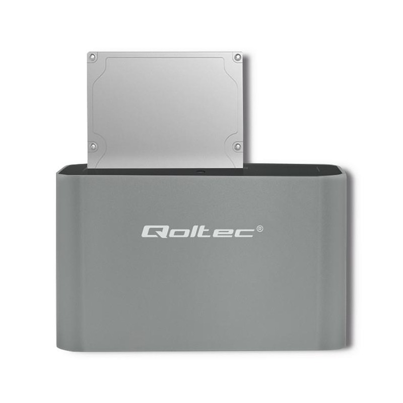 Stacja dokująca Qoltec dysków HDD/SSD | 2.5" / 3.5" SATA | U… | PartsPC.pl
