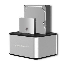 Stacja dokująca Qoltec dysków 2x HDD/SSD | 2.5" / 3.5" SATA | USB 3.0 |