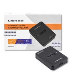 Stacja dokująca Qoltec dysków SSD M.2 SATA/PCIe | NGFF/NVMe … | PartsPC.pl