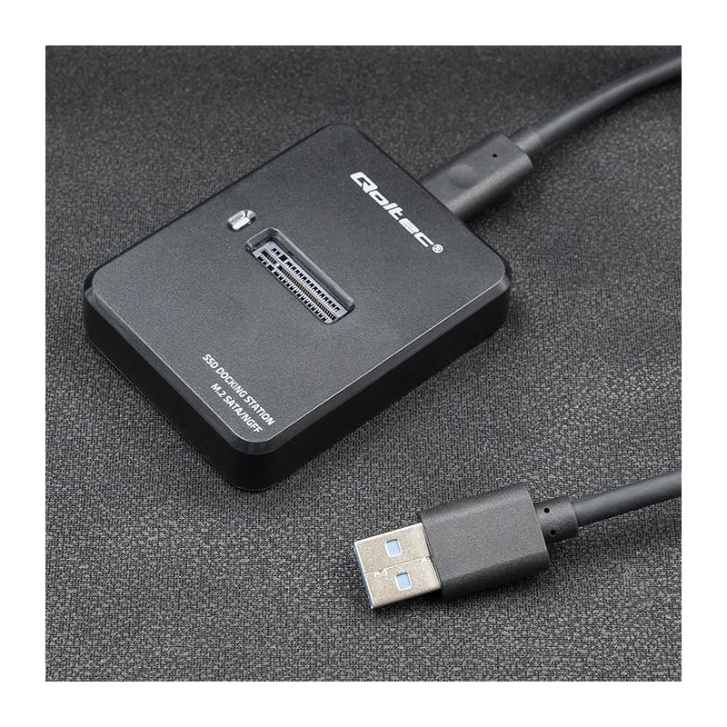 Stacja dokująca Qoltec dysków SSD M.2 SATA | NGFF | USB 3.1… | PartsPC.pl