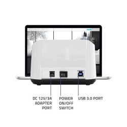 Stacja dokująca Qoltec do dysków HDD SSD 2.5" 3.5" | SATA II… | PartsPC.pl