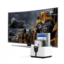 Stacja dokująca Qoltec do dysków HDD SSD 2.5" 3.5" | SATA II… | PartsPC.pl