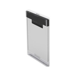 Obudowa na dysk HDD/SDD SAVIO AK-66, USB 3.0, 2,5", transparentny