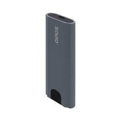 Obudowa na dysk M.2 SDD NVMe SAVIO AK-67, USB 3.1 Gen.2, 10 Gbps, szara