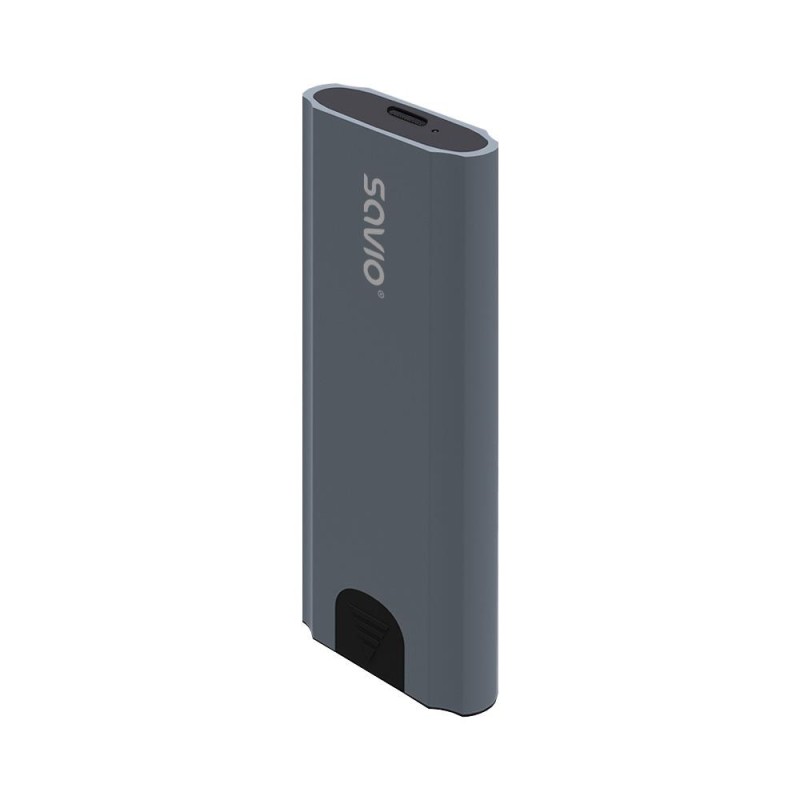 Obudowa na dysk M.2 SDD NVMe SAVIO AK-67, USB 3.1 Gen.2, 10 Gbps, szara