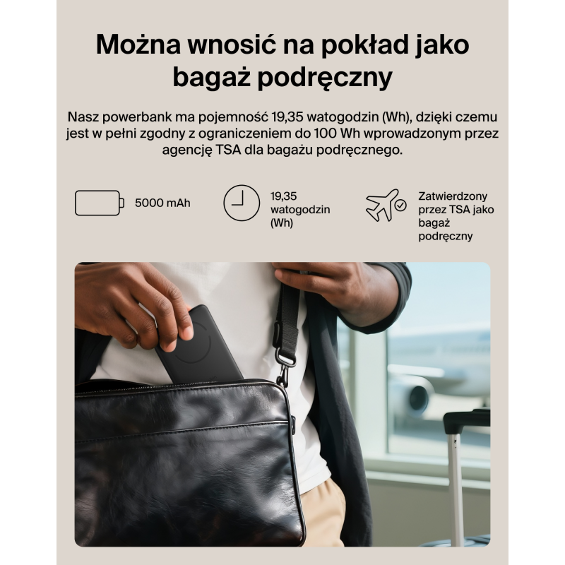 Belkin BoostCharge Powerbank 5000 mAh, Qi2 15W, z podstawką,… | PartsPC.pl