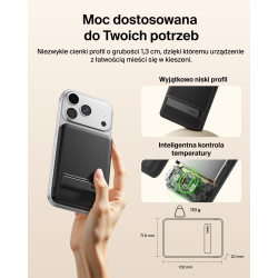 Belkin BoostCharge Powerbank 5000 mAh, Qi2 15W, z podstawką,… | PartsPC.pl