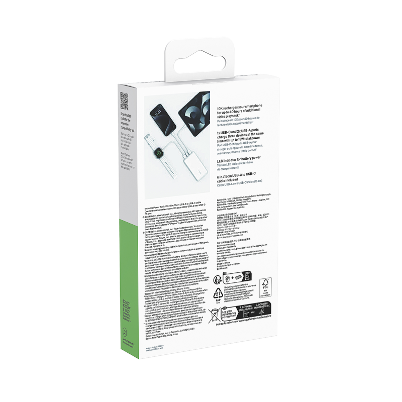 Belkin BoostCharge Powerbank 5000 mAh, Qi2 15W, z podstawką,… | PartsPC.pl
