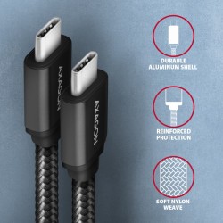 BUCM3-CM10AB Kabel USB-C - USB-C 3.2 Gen 1, 1m, PD 60W 3A, A… | PartsPC.pl