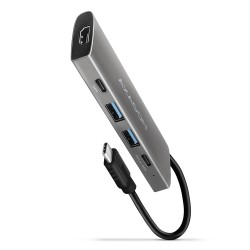 HMC-5G2 Wieloportowy hub USB 5in1, 10Gbps, 2x USB-A + 2x USB… | PartsPC.pl