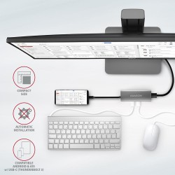 HMC-5G2 Wieloportowy hub USB 5in1, 10Gbps, 2x USB-A + 2x USB… | PartsPC.pl