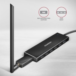 HUE-F7A Hub 7-portowy USB 3.2 Gen 1 ALU FLAT, micro USB, 1m … | PartsPC.pl