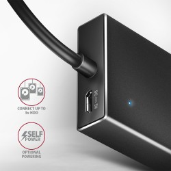 HUE-F7A Hub 7-portowy USB 3.2 Gen 1 ALU FLAT, micro USB, 1m … | PartsPC.pl