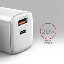 ACU-PQ20W Ładowarka sieciowa 20W QC3.0/AFC/FCP + PD type-C B… | PartsPC.pl