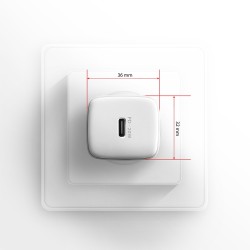 ACU-PD20W Ładowarka sieciowa PD 20W, 1x port USB-C, PD3.0/QC… | PartsPC.pl