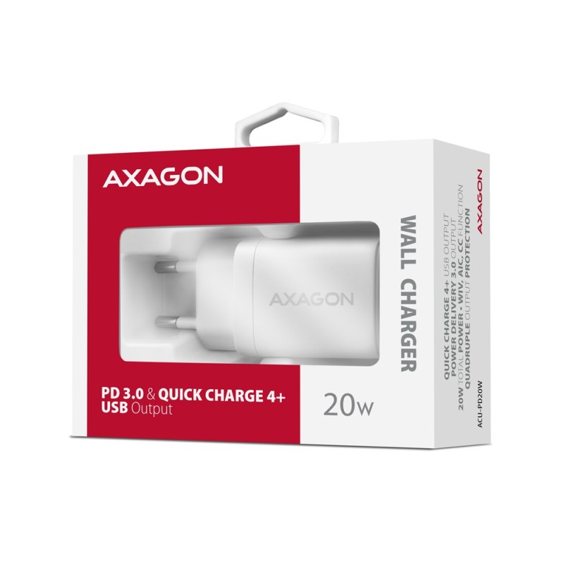 ACU-PD20W Ładowarka sieciowa PD 20W, 1x port USB-C, PD3.0/QC… | PartsPC.pl