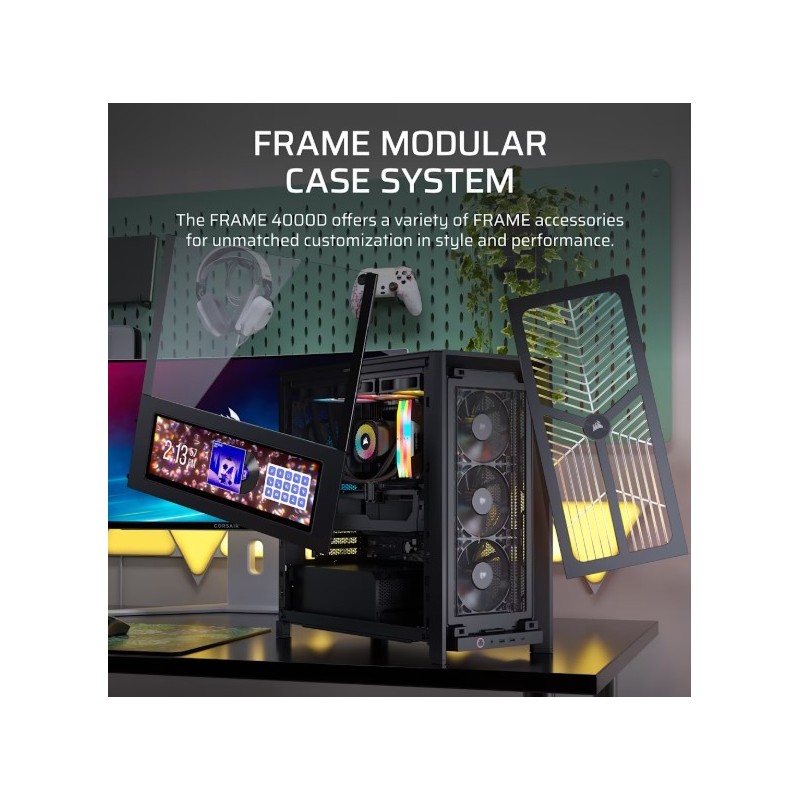 Obudowa FRAME 4000D RS Wood Mid-Tow Black/Walnut | PartsPC.pl