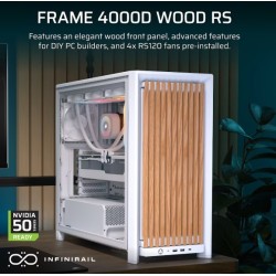 Obudowa FRAME 4000D RS Wood Mid-Tower White/Oak | PartsPC.pl