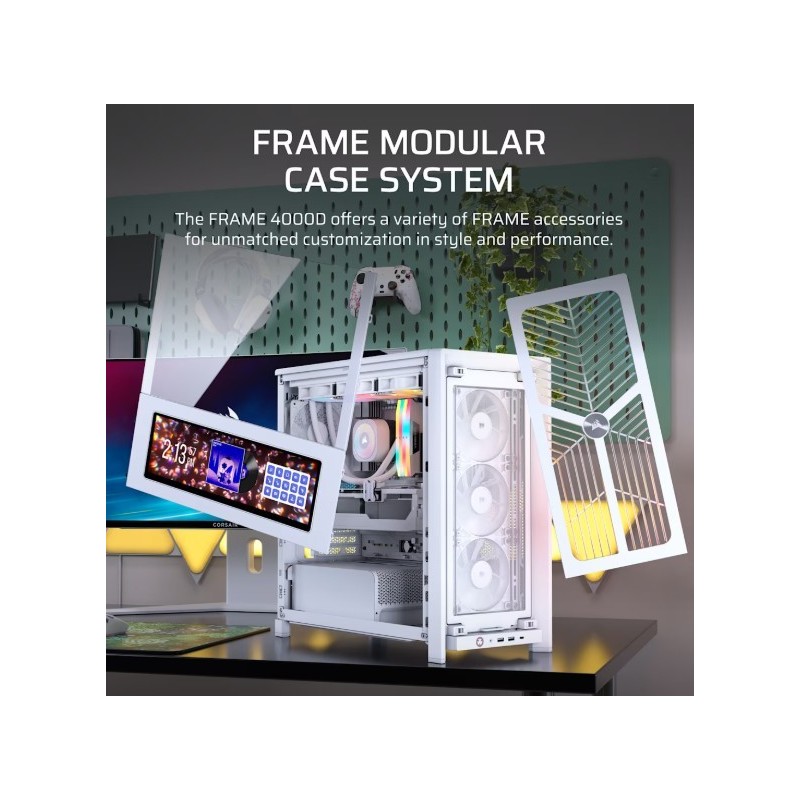 Obudowa FRAME 4000D RS Wood Mid-Tower White/Oak | PartsPC.pl