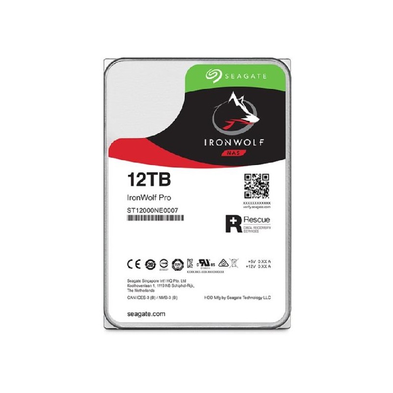 Seagate IronWolf Pro ST12000NT001 12TB SATA | PartsPC.pl