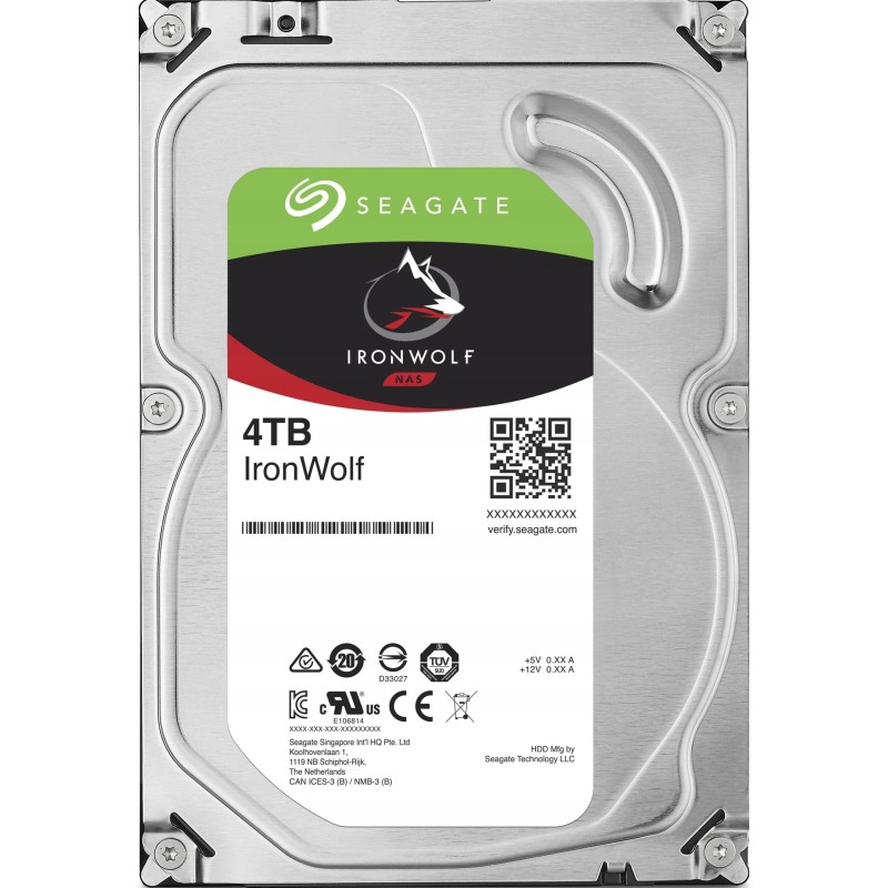 Dysk SEAGATE IronWolf™ ST4000VN006 4TB 3,5" 5400 256MB SATA … | PartsPC.pl