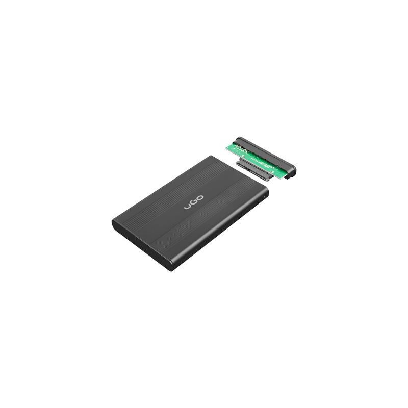 Obudowa na dysk HDD/SSD UGO UKZ-1003 USB 2.0 SATA 2,5" alumi… | PartsPC.pl