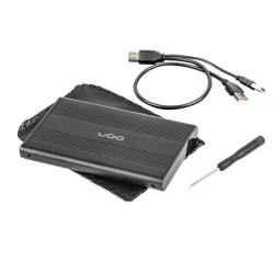 Obudowa na dysk HDD/SSD UGO UKZ-1003 USB 2.0 SATA 2,5" alumi… | PartsPC.pl