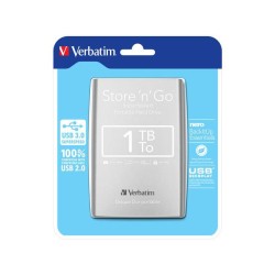 Dysk zewnętrzny Verbatim 1TB Store 'n' Go 2.5" srebrny USB 3… | PartsPC.pl